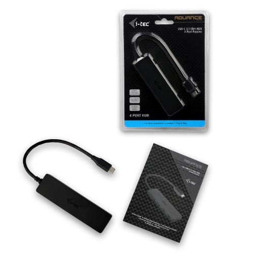 i-tec Advance USB-C Slim Passive HUB 4 Port