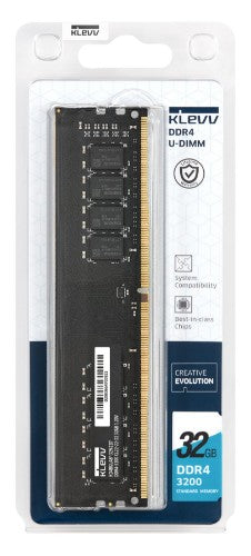 Klevv KD4BGUA80-32N220A memory module 32 GB 1 x 32 GB DDR4 3200 MT/s 288-pin DIMM