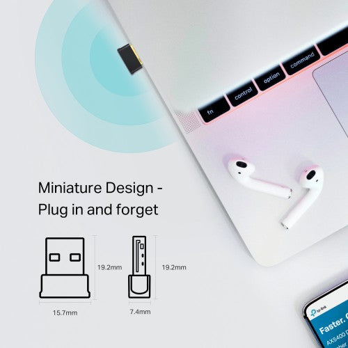 TP-Link AC600 Nano Wi-Fi Bluetooth 4.2 USB Adapter