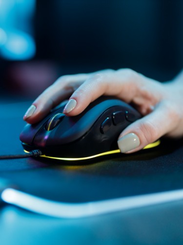 SureFire Silent Flight RGB-320 Gaming mouse pad Black