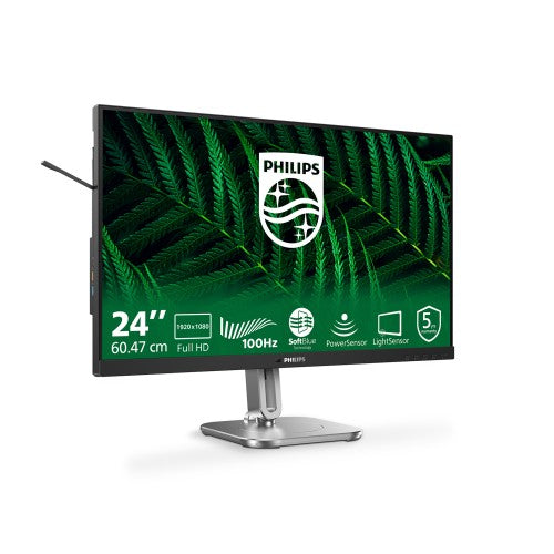 Philips 5000 series 24B2G5200/00 computer monitor 60.5 cm (23.8") 1920 x 1080 pixels Full HD LCD Anthracite