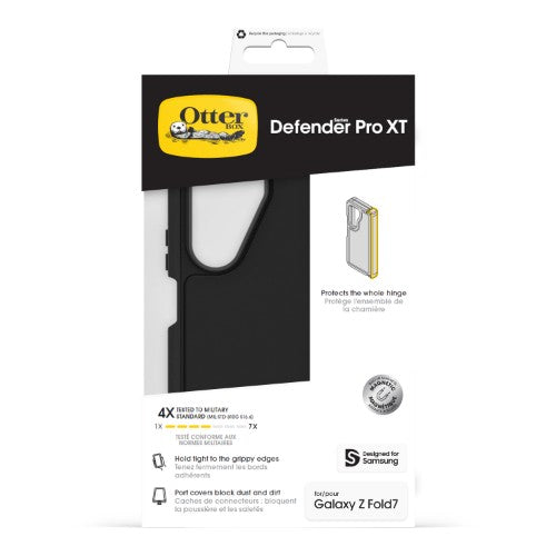 OtterBox Defender Pro XT with Magnets Series for Samsung Galaxy Z Fold7, black