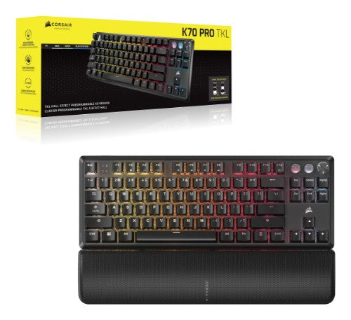 Corsair K70 PRO TKL keyboard Gaming USB QWERTZ UK English Black