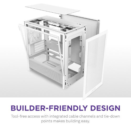 NZXT H9 H3 Flow Midi Tower White