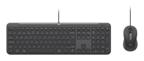 Logitech Signature Slim Combo MK620 For Business keyboard Mouse included Home/Office USB QWERTZ German Graphite