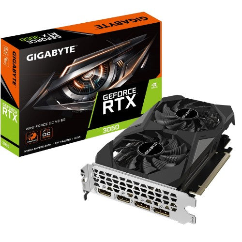 GIGABYTE GeForce RTX 3050 WINDFORCE OC V2 6G NVIDIA 6 GB GDDR6