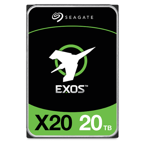 Seagate Enterprise Exos X20 internal hard drive 20 TB 7200 RPM 3.5" Serial ATA III