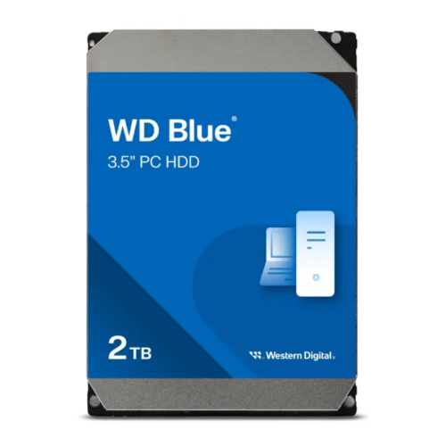 Western Digital Blue internal hard drive 2 TB 7200 RPM 256 MB 3.5" Serial ATA