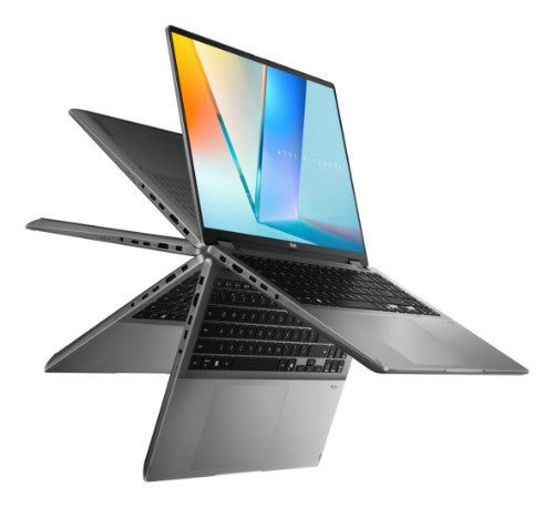 ASUS Vivobook 16 Flip TP3607SH-RJ028W Copilot+ PC Intel Core Ultra 7 256V Hybrid (2-in-1) 40.6 cm (16") Touchscreen 3K 16 GB LPDDR5x-SDRAM 1 TB SSD NVIDIA® GeForce RTX™ 5050 Wi-Fi 7 (802.11be) Windows 11 Home Black, Grey