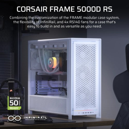 Corsair FRAME 5000D RS Midi Tower White