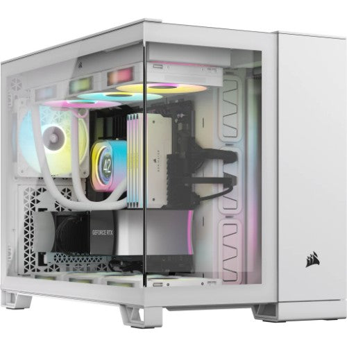 Corsair 2500X RGB Micro Tower White
