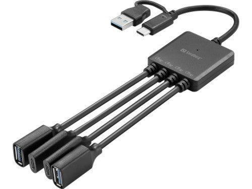 Sandberg USB-C/A to 2A+2C Splitter