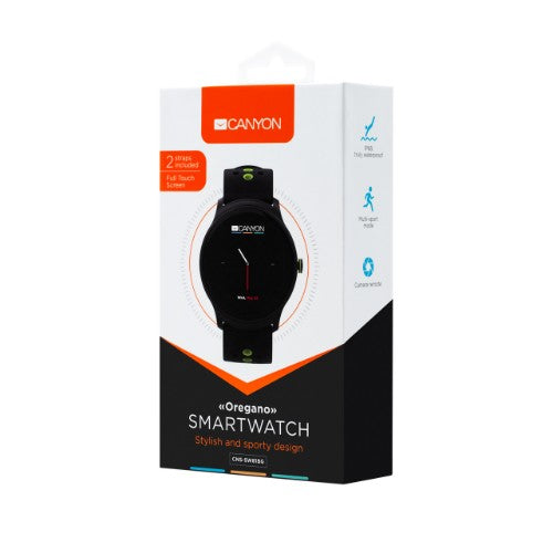 Canyon CNS-SW81BG smartwatch / sport watch 3.3 cm (1.3") IPS 44 mm Digital 240 x 240 pixels Touchscreen Black, Green
