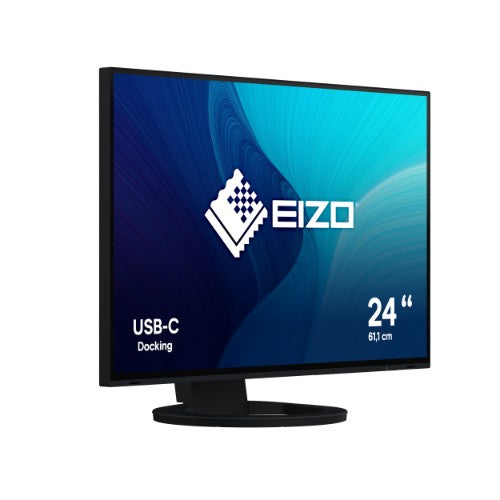 EIZO FlexScan EV2485-BK computer monitor 61.2 cm (24.1") 1920 x 1200 pixels WUXGA LED Black