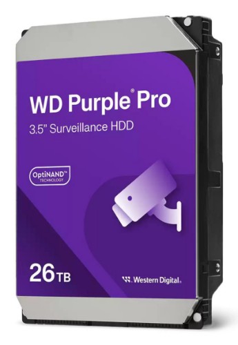 Western Digital Purple Pro WD240PURP internal hard drive 26 TB 7200 RPM 3.5" Serial ATA III