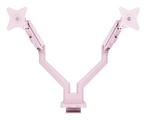 Arozzi AZ-ALZARE-NEO-DUO-PNK monitor mount / stand 81.3 cm (32") Desk Pink