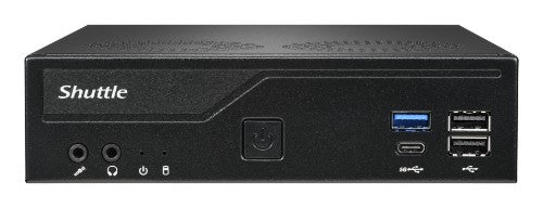 Shuttle XPС slim DH610V2 PC/workstation barebone 1.35L sized PC Black Intel H610 LGA 1700