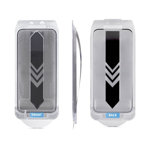 StarTech.com 4-Way 360 Privacy Screen For iPhone 16, Supports Portrait/Landscape Orientation, Touch-Enabled, Tempered Glass Protector, 4Way Filter, TAA