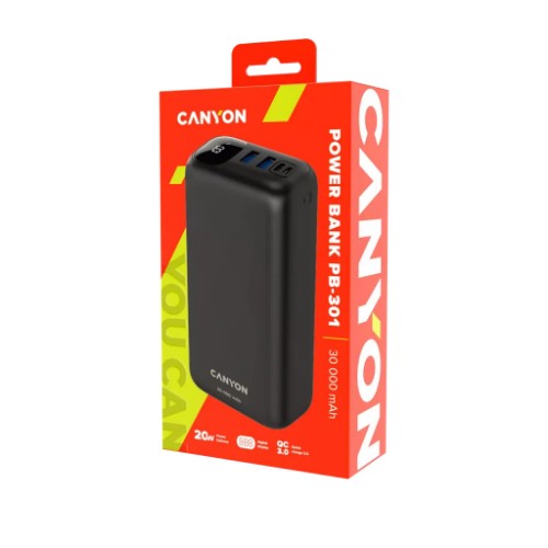 Canyon PB-301 30000 mAh Black