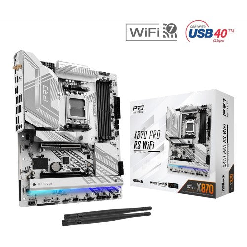 Asrock X870 Pro RS WiFi AMD X870 Socket AM5 ATX
