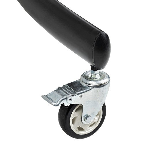 StarTech.com Dual TV Cart for 37-60in VESA TVs up to 110lb/50kg each - Height Adjustable TV Mount, Mobile Display Cart w/ Equipment Shelves - Rolling TV Cart on Wheels - Rolling TV Stand