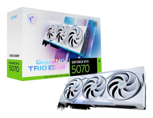 MSI GAMING GeForce RTX 5070 12G TRIO OC WHITE NVIDIA 12 GB GDDR7