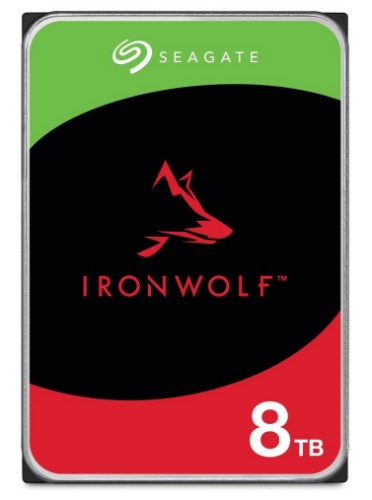 Seagate IronWolf ST8000VN002 internal hard drive 8 TB 5400 RPM 256 MB 3.5" Serial ATA III