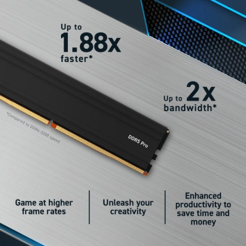 Crucial Pro CP32G56C46U5 memory module 32 GB 1 x 32 GB DDR5 288-pin DIMM