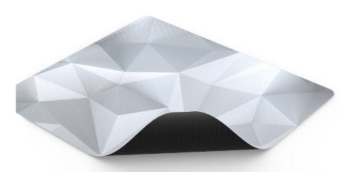 ENDORFY Crystal Onyx White L Gaming mouse pad Black, White