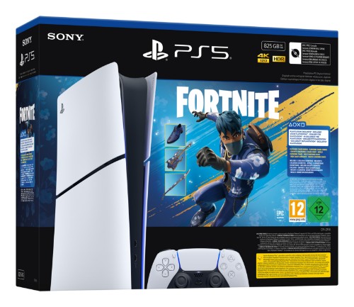 Sony PlayStation 5 (model group - Slim) Digital Edition, Fortnite Flowering Chaos Bundle