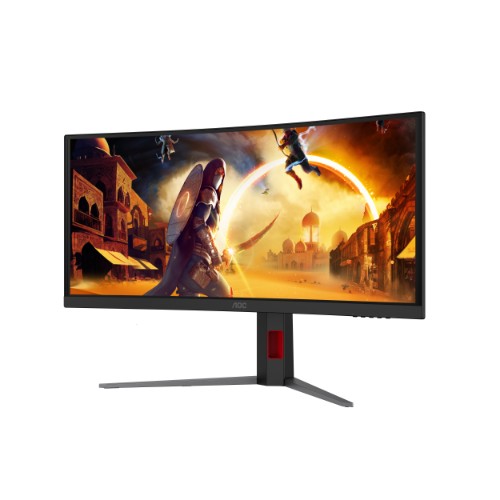 AOC G4 CU34G4ZCA computer monitor 86.4 cm (34") 3440 x 1440 pixels Black, Red