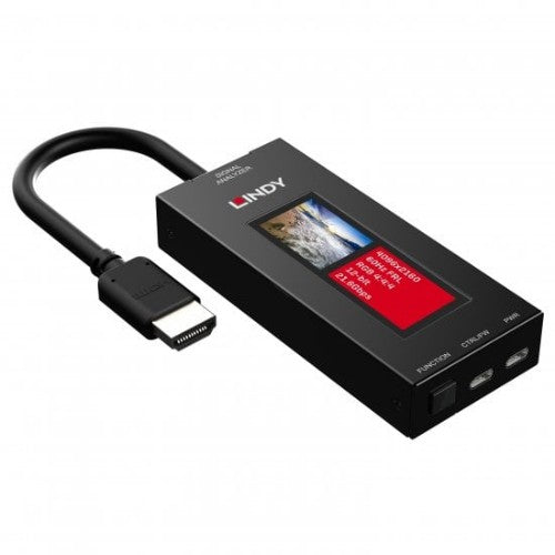 Lindy HDMI 8K60 Signal Analyzer Professional diagnostic tool for HDMI AV signal