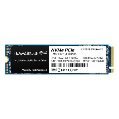 Team Group MP33 512 GB M.2 PCI Express 3.0 NVMe 3D NAND