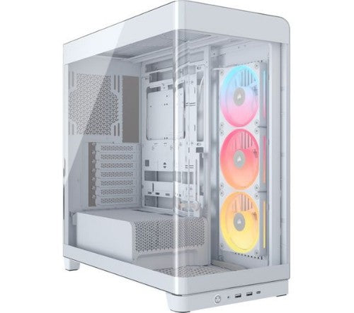 Corsair 4500X LX-R RGB Tempered Glass Mid-Tower, White Midi Tower