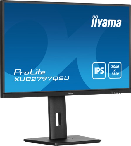 iiyama ProLite XUB2797QSU-B2 computer monitor 68.6 cm (27") 2560 x 1440 pixels Quad HD LED Black