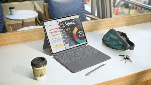 Logitech Combo Touch QWERTZ German Smart Connector Grey