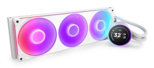 NZXT Kraken Elite 420 RGB Processor All-in-one liquid cooler 14 cm White 1 pc(s)