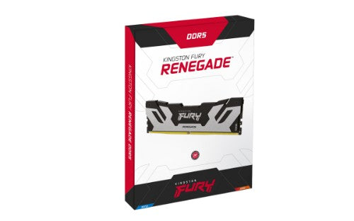 Kingston Technology FURY 32GB 6400MT/s DDR5 CL32 DIMM (Kit of 2) Renegade Silver