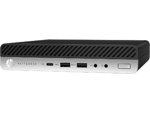 T1A HP EliteDesk 800 G5 Refurbished Intel® Core™ i5 i5-9500T 8 GB DDR4-SDRAM 256 GB SSD Windows 11 Pro Mini PC Black, Silver