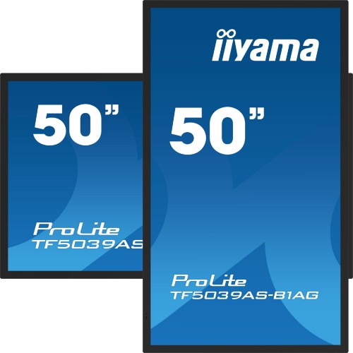 iiyama TF5039AS-B1AG computer monitor 125.7 cm (49.5") 3840 x 2160 pixels 4K Ultra HD LED Touchscreen Black