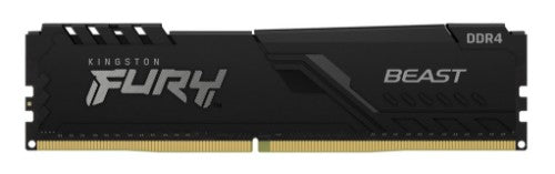 Kingston Technology FURY Beast 16GB 3200MT/s DDR4 CL16 DIMM 1Gx8 Black