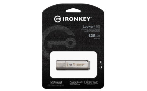 Kingston Technology IronKey 128GB IKLP50 AES USB, w/256bit Encryption