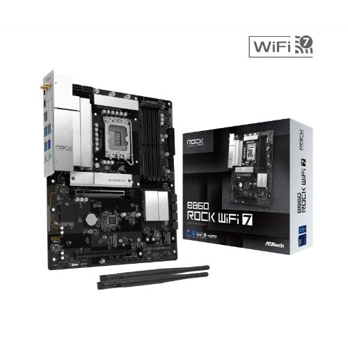 Asrock B860 Rock WiFi 7 Intel B860 LGA 1851 (Socket V1) ATX