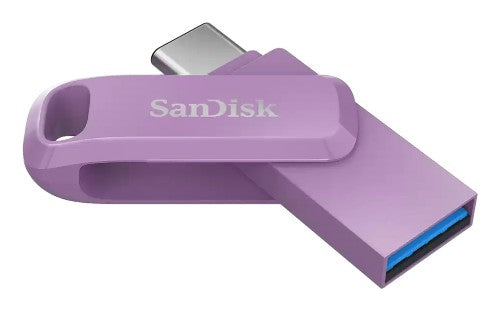 SanDisk Ultra Dual Drive Go USB flash drive 512 GB USB Type-C 3.2 Gen 1 (3.1 Gen 1) Lavender