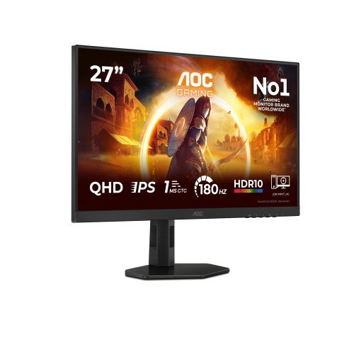 AOC G4 Q27G4XF computer monitor 68.6 cm (27") 2560 x 1440 pixels Quad HD LED Black, Grey