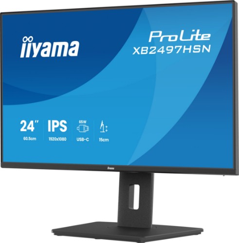 iiyama ProLite XB2497HSN-B1 computer monitor 60.5 cm (23.8") 1920 x 1080 pixels Full HD LED Black