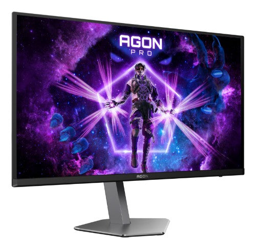 AOC AGON PRO AG276QKD2 computer monitor 67.3 cm (26.5") 2560 x 1440 pixels Quad HD QD-OLED Black, Grey