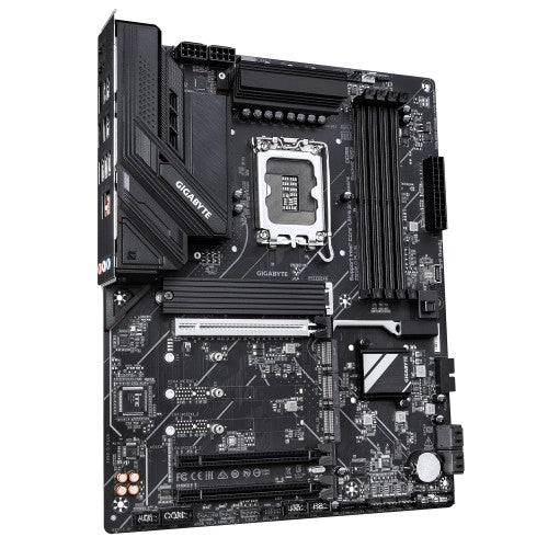 GIGABYTE Z890 D PLUS Motherboard - Supports Intel Core Ultra (Series 2) CPUs, 12+1+2 phases VRM, up to 9466MHz DDR5 (OC), 1xPCIe 5.0 M.2 + 3xPCIe 4.0 M.2, 2.5GbE LAN, USB 3.2 Gen 2