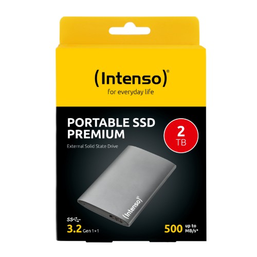 Intenso 3823470 external solid state drive 2 TB USB Type-A 3.2 Gen 1 (3.1 Gen 1) Anthracite