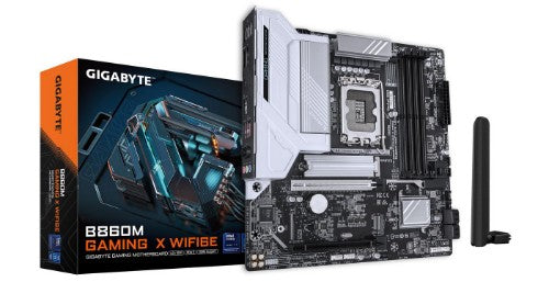 GIGABYTE B860M GAMING X WIFI6E Motherboard - Intel Core Ultra Series CPUs, 8+1+2+2 Phases VRM, up to 9200MHz DDR5, 1xPCIe 5.0 + 1xPCIe 4.0 M.2, 2.5GbE LAN, WIFI 6E, USB 4